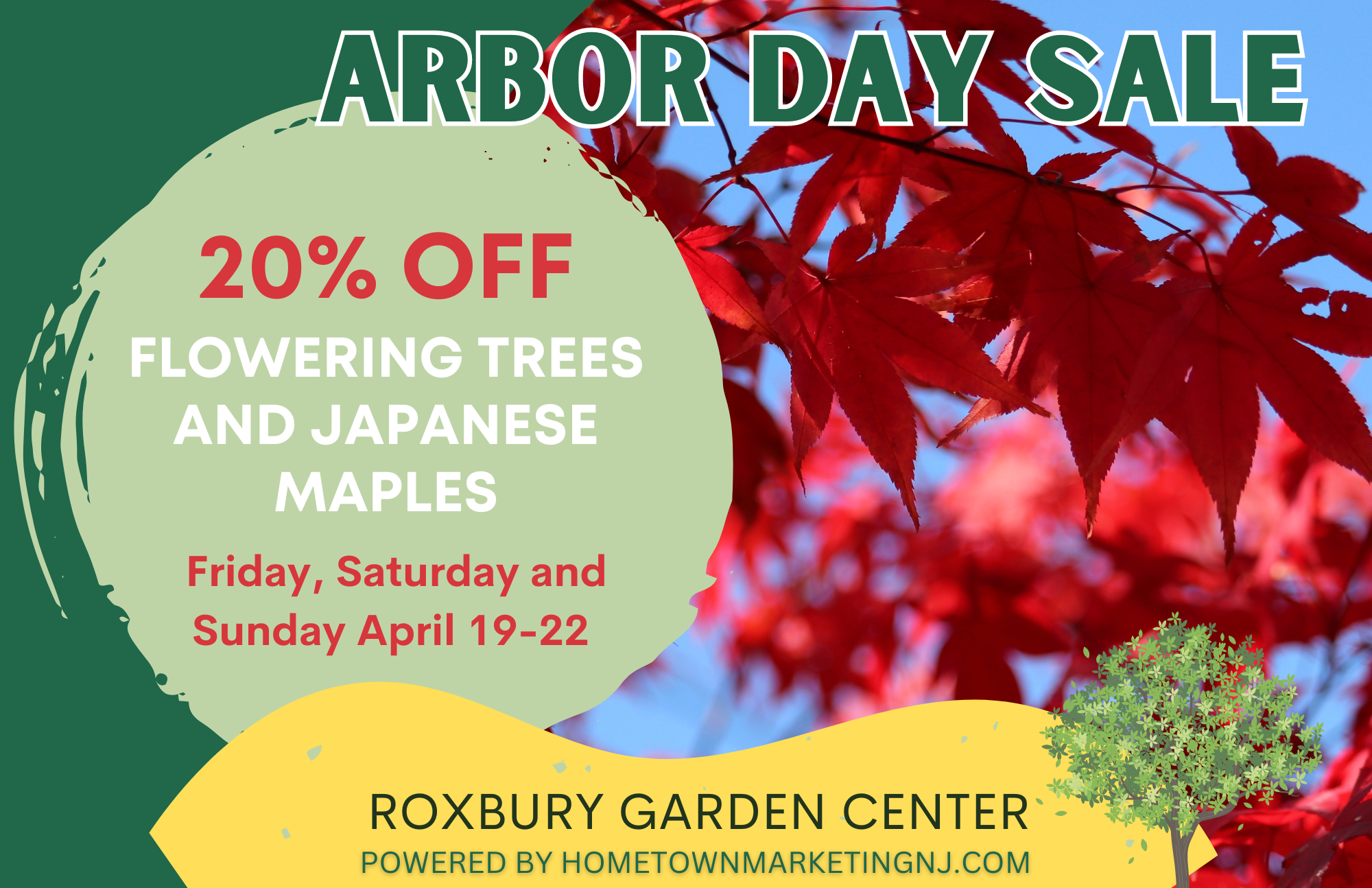 Arbor Day Sale
