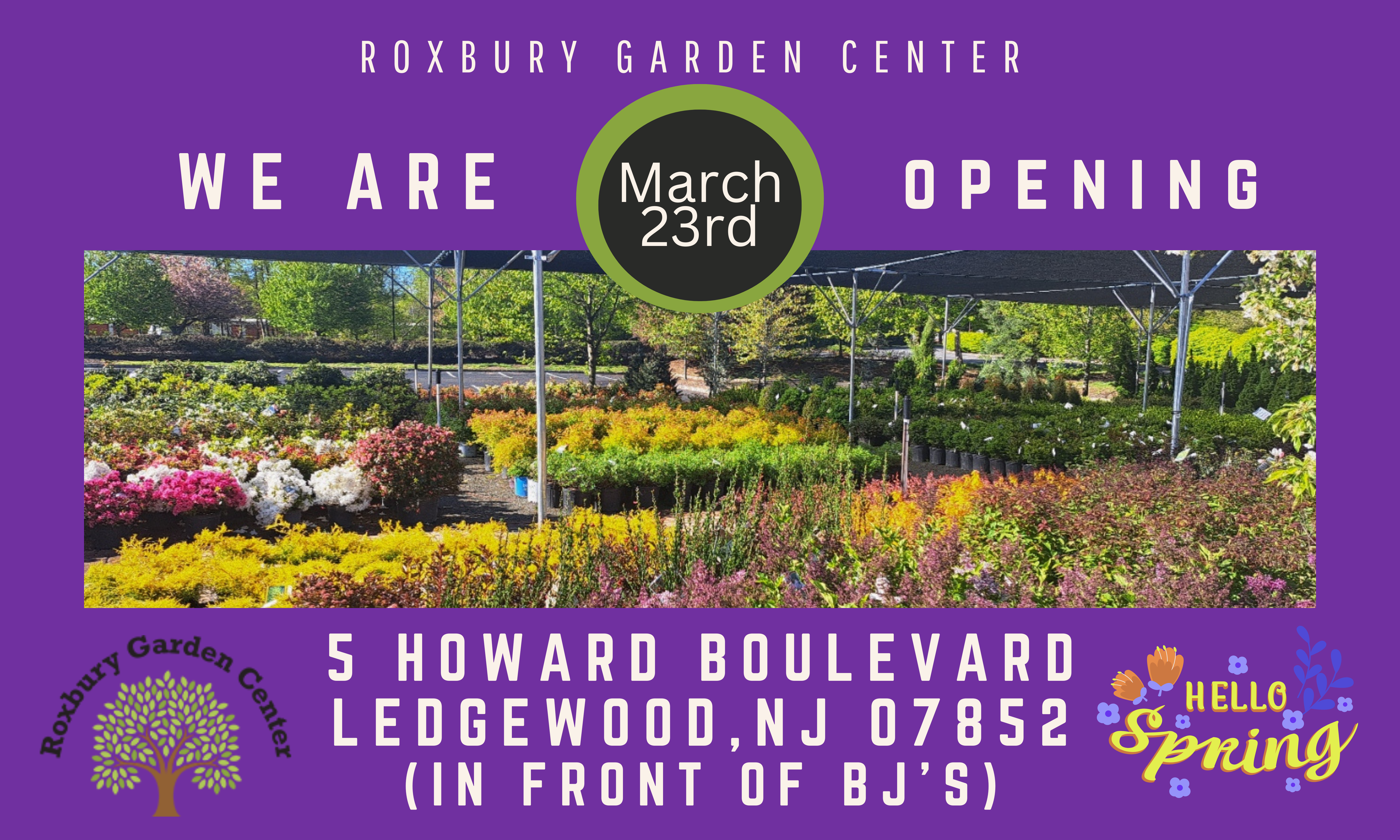 Roxbury Garden Center Opening 2024